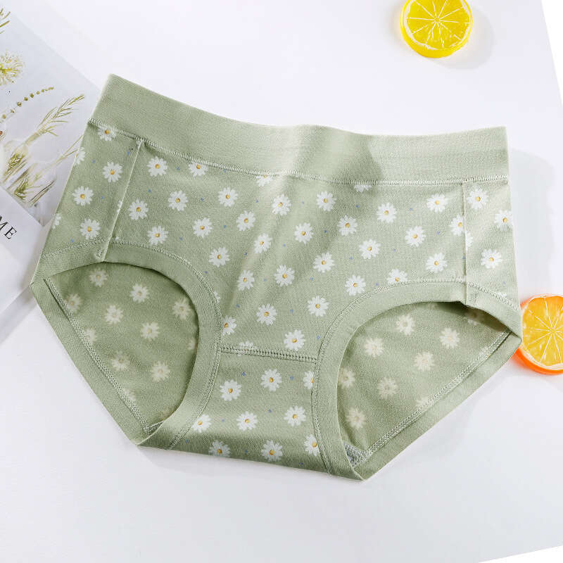 Rural Style Pure Cotton Printed Cute Girl Underwear, Fresh and Breathable Women's Underwear Calecon Panties Women Underwear Calzoncillos Underwea
