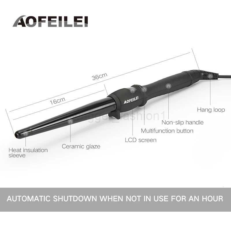 Ceramic Styling Tools professional Hair Curling Iron Hair waver Pear Flower Cone Electric Hair Curler Roller Curling WandB240719B2407201