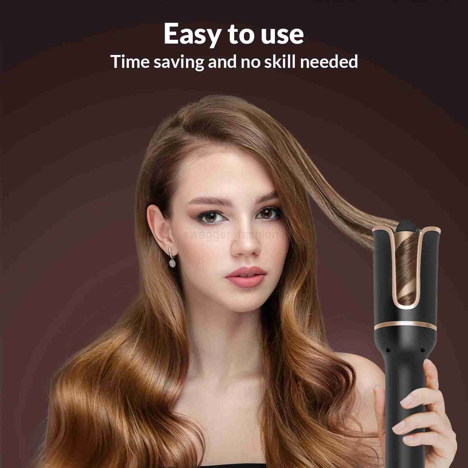 Automatically Hair Curler Automatic Looper Wavy Crimping Curl Tool Wave Roll Ferro Ringlet Loop Roller Electric Curly Waver IronB240719