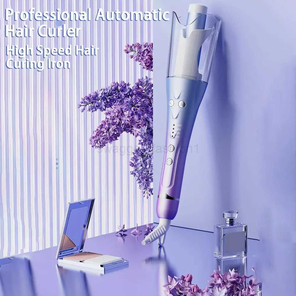 Automatic Hair Curler Auto Shut-Off Spin Iron 3 Adjustable Temperature Anti-scalding EU Plug Fast Heating Auto Hair Curler WandB240719