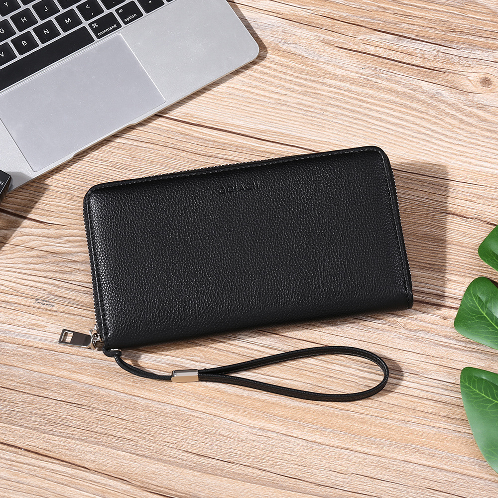 Women's Long Wallet for Men Women RFID Blocking Clutch Organizer Zipper Wallets Leather Business ID Credit Card Holder Purses