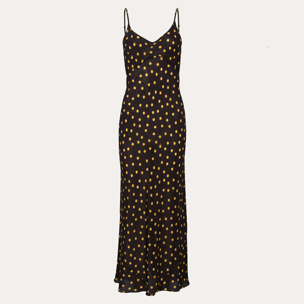 Silk Suspender Low Cut Diagonal Long Backless Dress with Printed French Vacation Style Sexy for Women Short Novelty High Waist Dress Pregnant Women S 