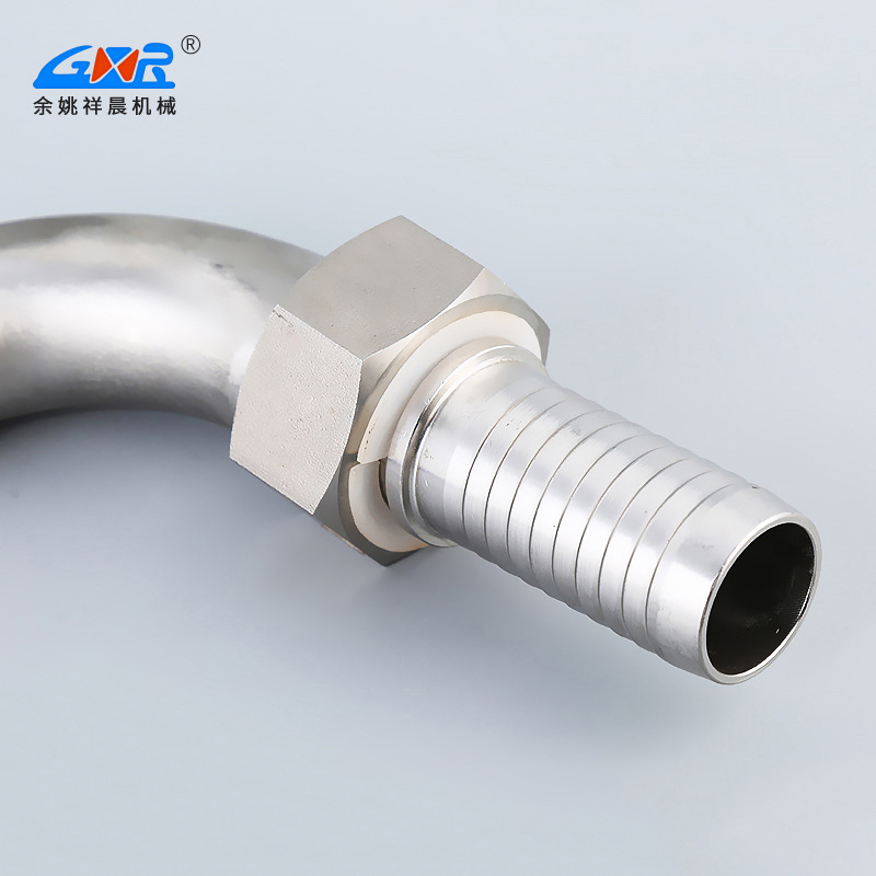 Stainless steel hydraulic transition joint, metric double headed outer wire straight through to wire conversion joint, supplied by the manufacturer