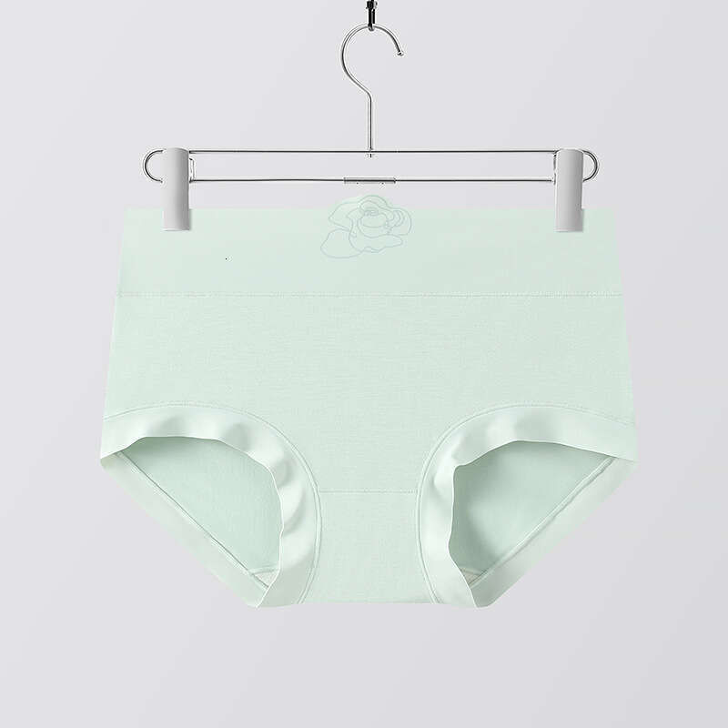Skin Friendly, Naked, Breathable Underwear, Comfortable, Antibacterial, Mulberry Silk Crotch, Women's Triangle Pants, High Waisted, Seamless Unde