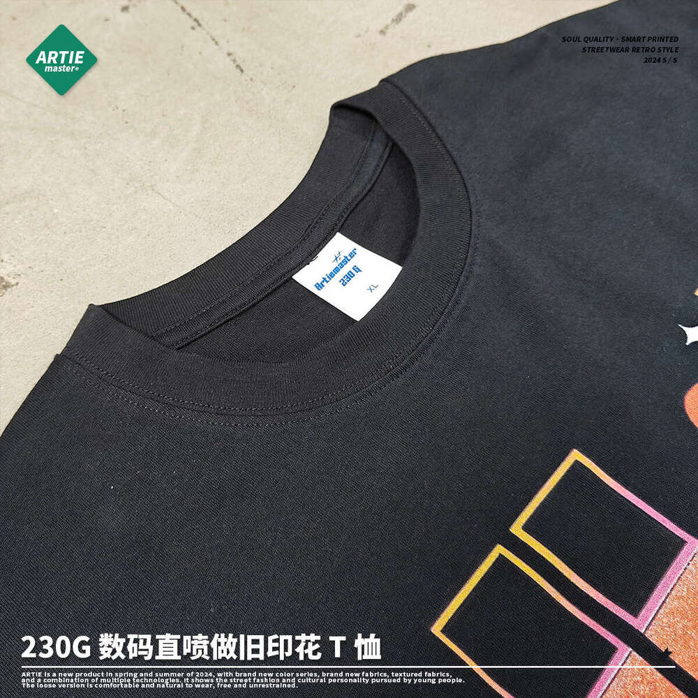 Croptop T Shirt Best Saller New Merchandise Retro Spring Short-sleeved Casual Slim Streetwear Streetwear Clothes Bottoming Skinny Base Couples Graphic