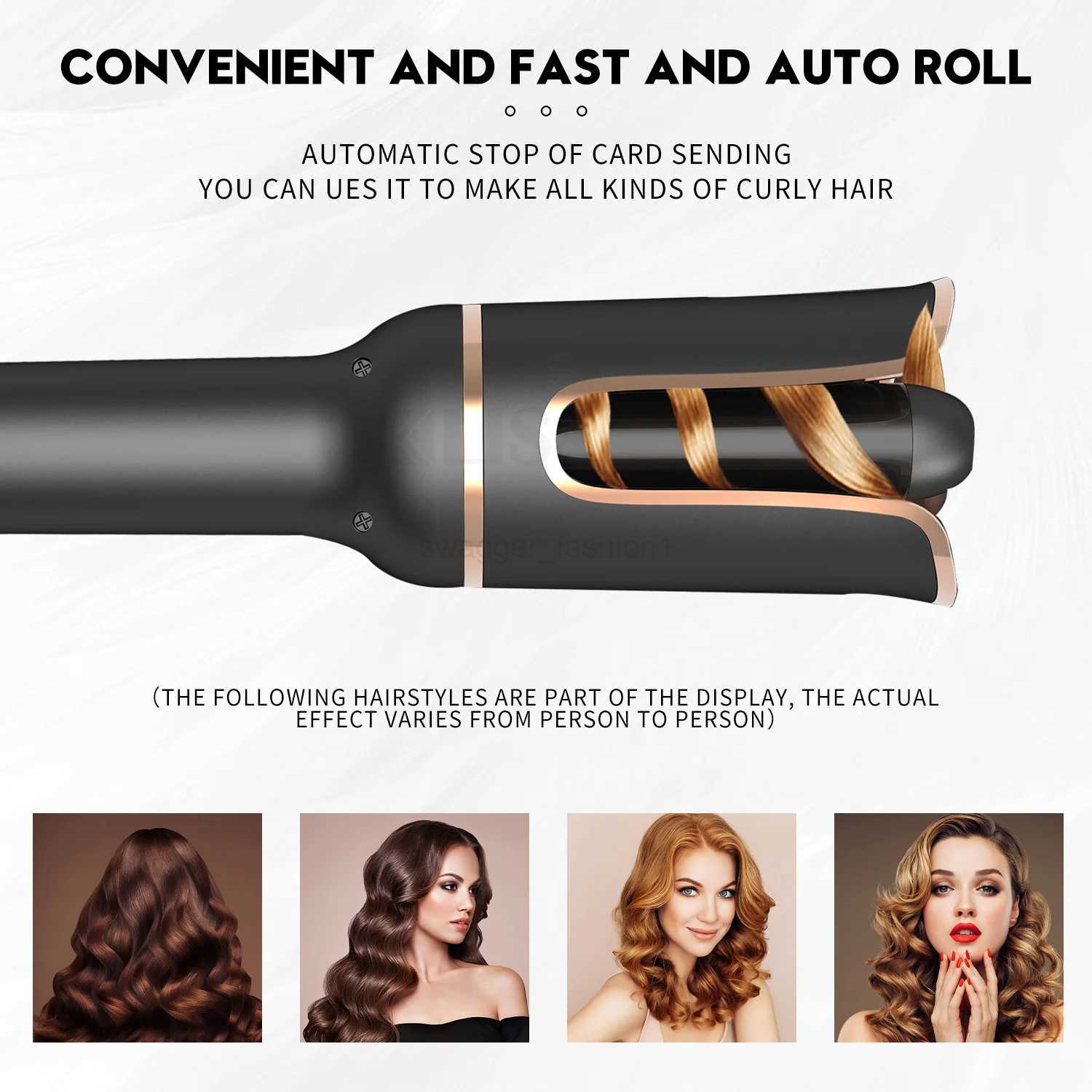 Automatic Hair Curler women Hair Iron Wave 22mm Large Curly Four Temperature Control curling iron Hair waver ironB240719