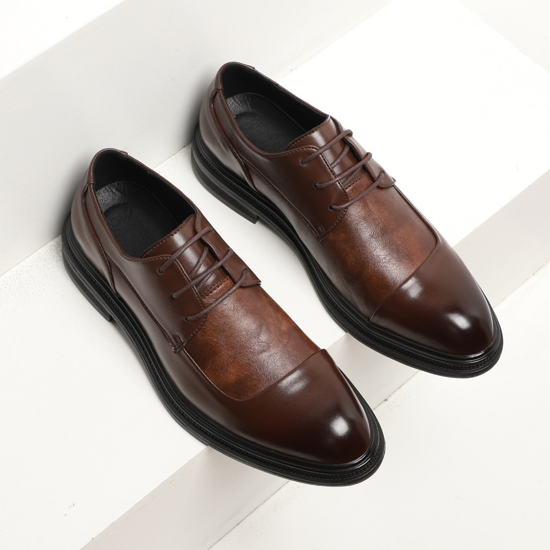 Formal 2020 Fashion Patent Leather Dress Spring & Autumn Brand Business Office Wedding Footwear Men Shoes we fd97