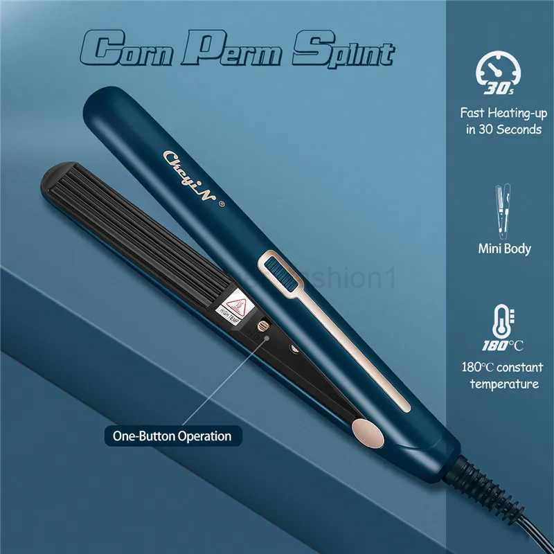 CkeyiN Automatic Hair Curler Corrugated Flat Iron Curling Irons Professional Straightener Curly Iron Tongs Hair Waver CrimpersB240719