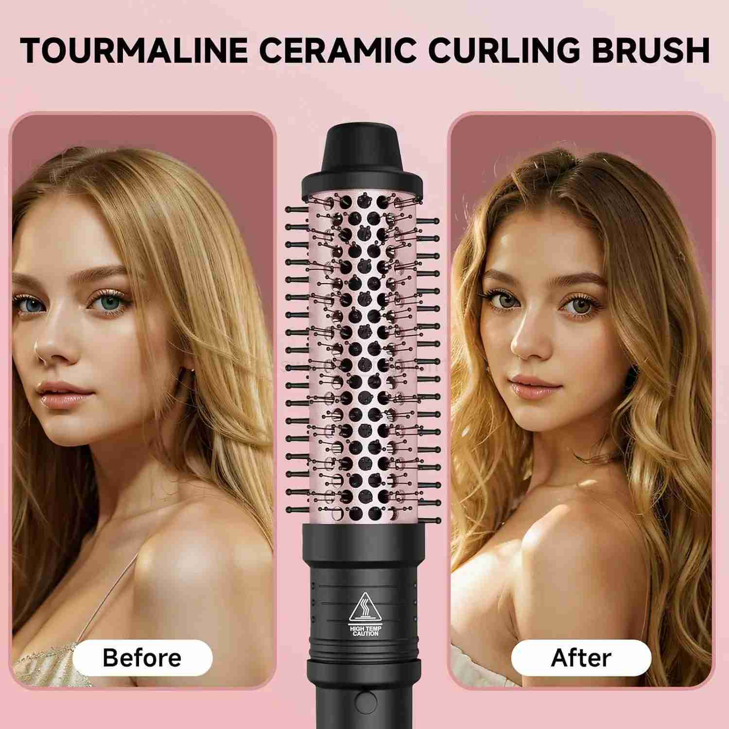 Professional Curling Iron Set 5 in 1 Hair Waver Curling Iron Interchangeable Triple Barrel and Electric Brushes for Hair ToolsB240719