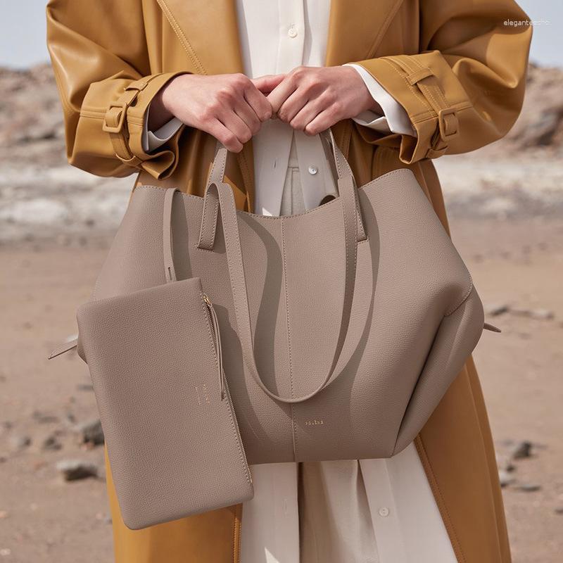 Bag French Cross-border Niche Brand Pol Tote Cyme Large Capacity Shopping Genuine Leather Shoulder Women's b3b4 4