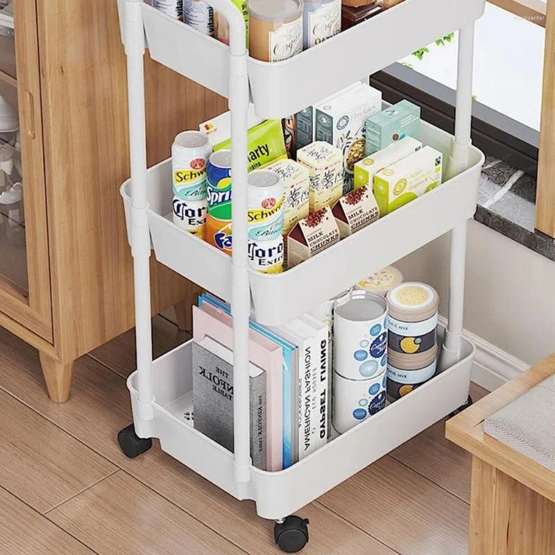 Hoo Mobile Storage Rack Trolley Kitchen Bathroom Bedroom Multi Storey Snac With Wheels Organizer Home Accessories