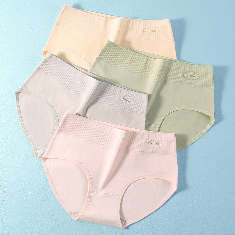 7A Antibacterial Crotch Pure Underwear, Simple Comfortable Women's Triangle Pants, Skin Friendly and Breathable Cotton Underwear for Women Linger