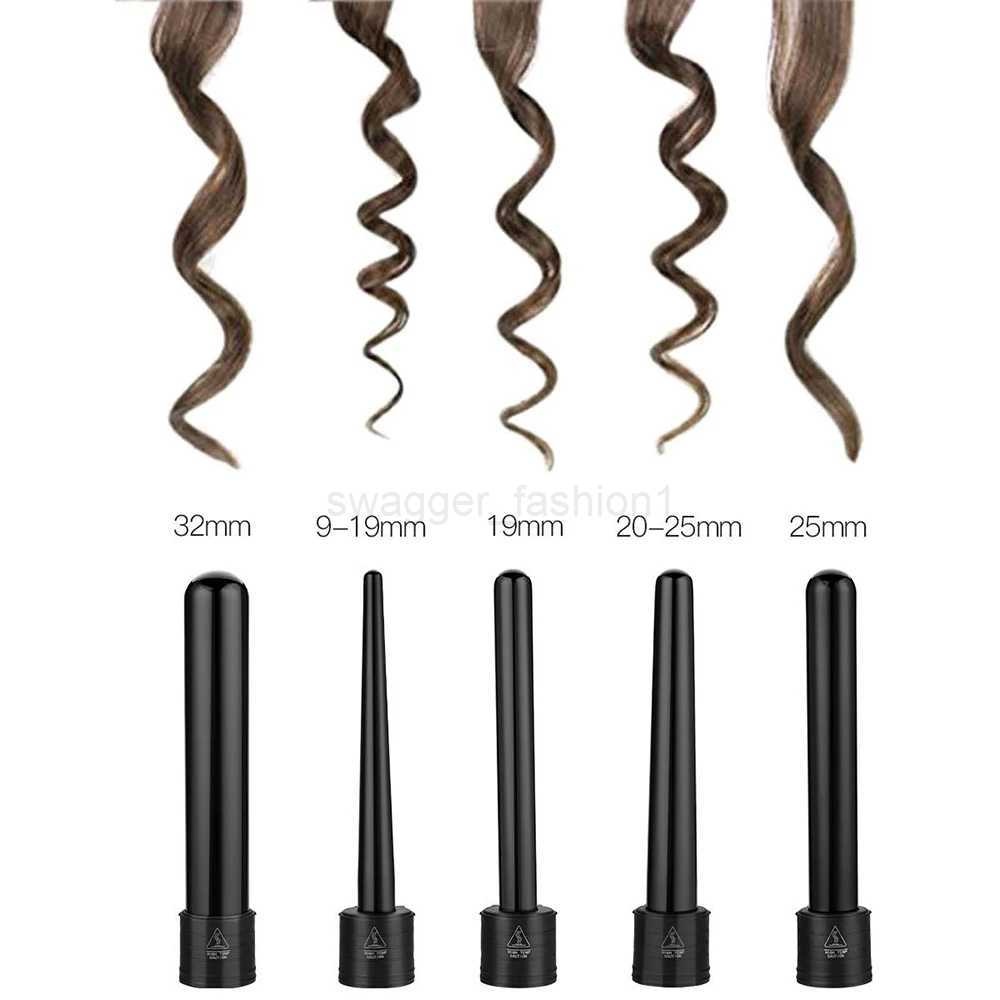 5P Curling Iron Hair Curler 9-32MM Professional Curl Irons Ceramic Styling Tools Hair Tong Hair Styling ToolsB240719
