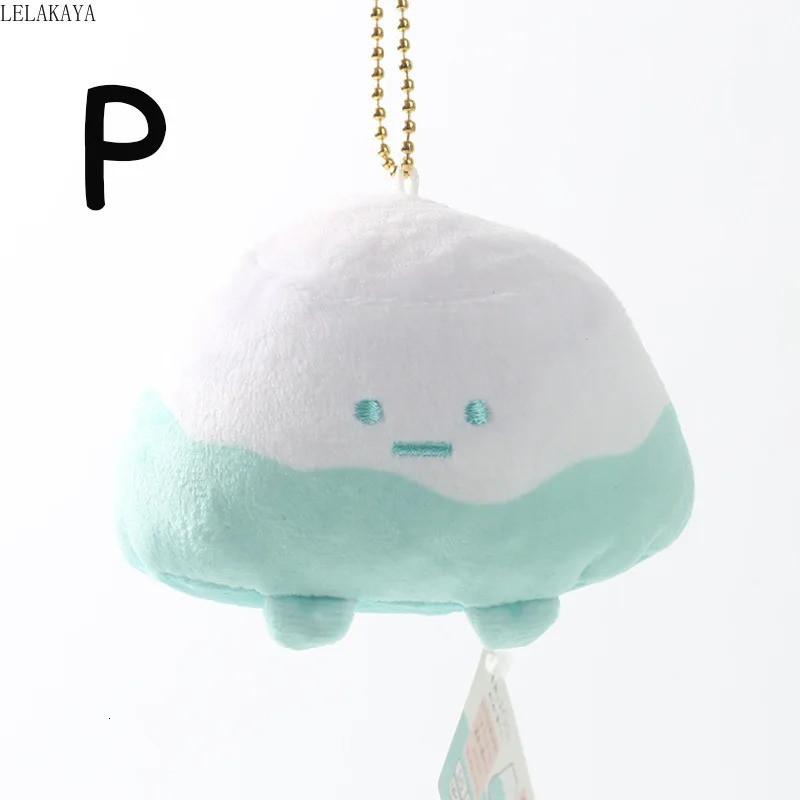 Mini Creative Bag Xmas Pendants Gift Soft Stuffed Sumikkogurashi Sumikko Plush Keychain Animals Kawaii Corner Creature Doll 8cm 240715