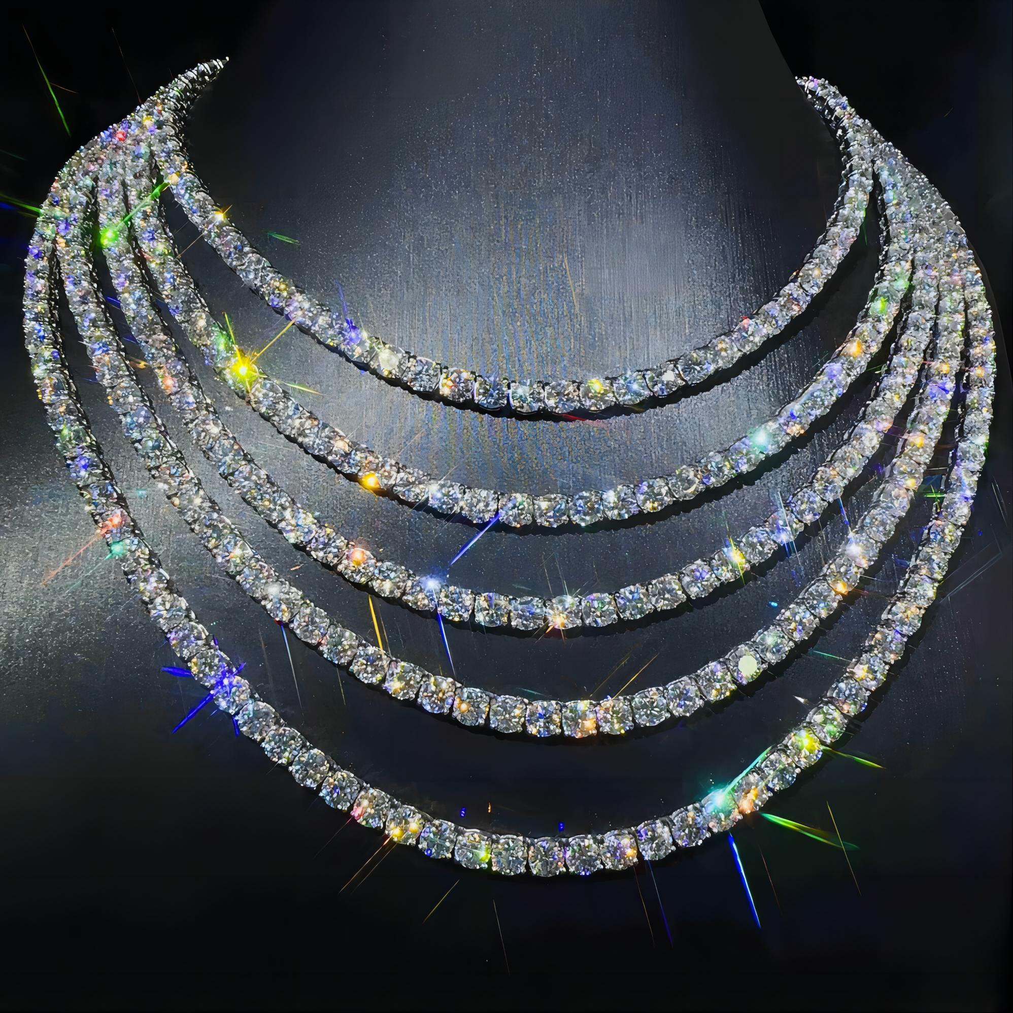necklace jewelry moissanite jewlery designer for women men nature charms jewelery love gift chain tennis bracelet