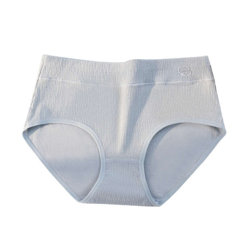 Middle Waist Pure Cotton Underwear, Graphite Thin Antibacterial Triangle Pants, Textured Three-dimensional Printed Women's Underwear Lingerie Und