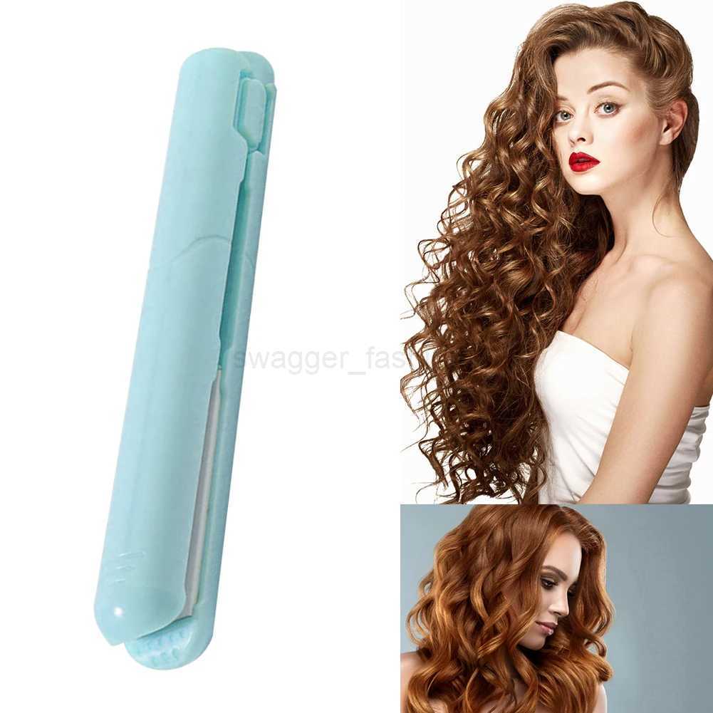 USB Straight Hair Splint Curling Straight Dual-purpose Mini Portable Curler Temperature Indicator Light for Travel SuppliesB240719