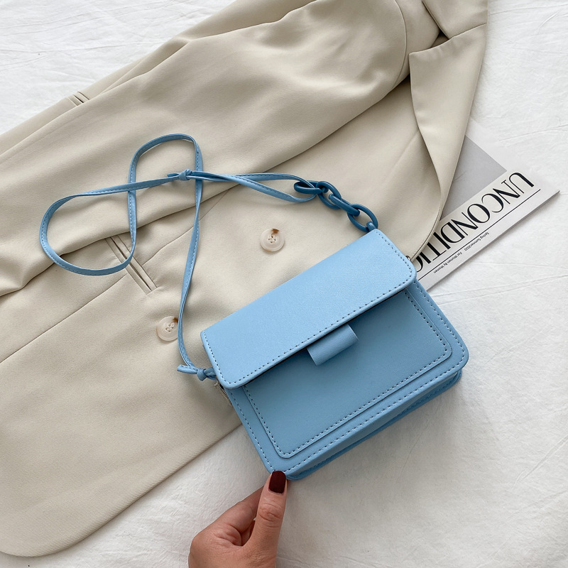 Fashion Brand Women's Small Crossbody Bag Lightweight PU Leather Messenger Bag Flap Handbag Purse Summer Travel Bag for Female