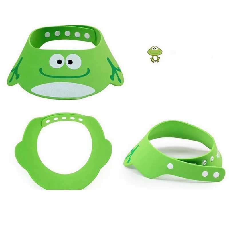 Baby shower cap soft cap cartoon animal childrens shower cap goggles shampoo shampooW240717