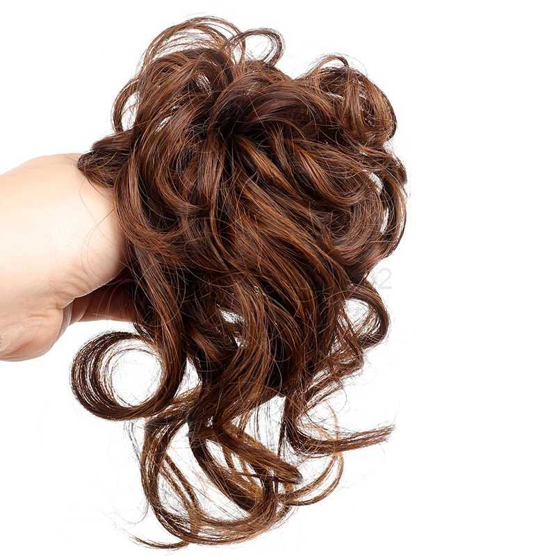 Synthetic hair clip Womens messy curly hair Wigs rabbit claw Chignon hair clip for womens fake hairX240719