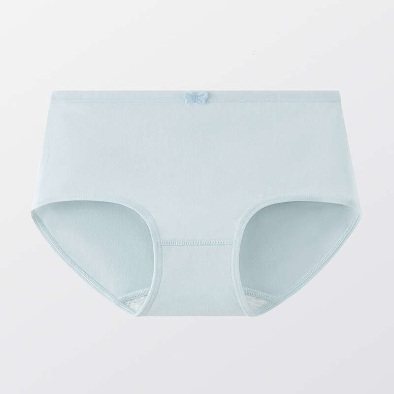 7A Antibacterial Pure Cotton Bow Cute Girl Simple Solid Color Elegant Breathable Underwear Female Calecon Lingerie Underwear Women Calzoncillos Pantie