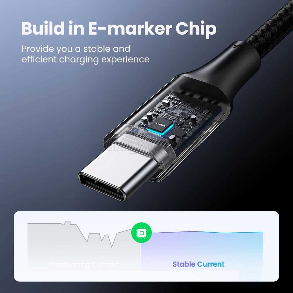 UGREEN 100W USB Type C To USB C Cable For Samsung Galaxy S24 For iPhone 15 Macbook PD Fast Charging Charger 5A Fast USB CCL240719