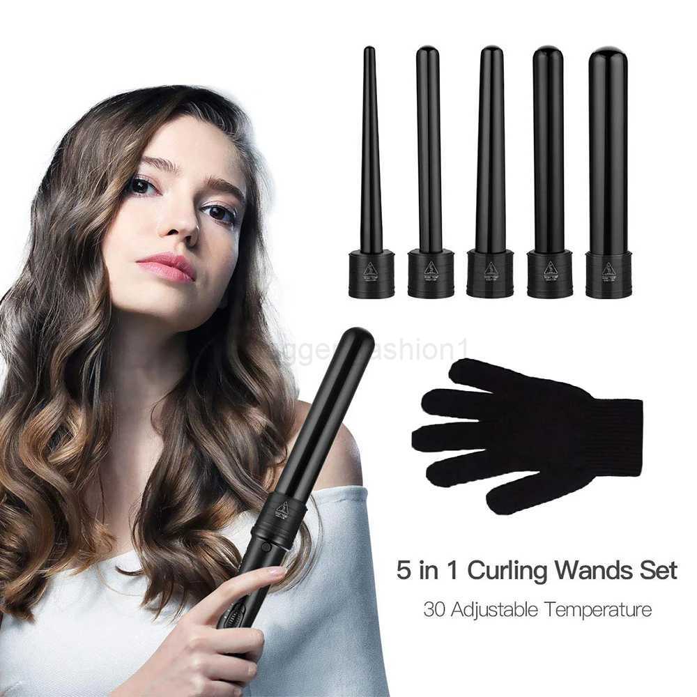 5P Curling Iron Hair Curler 9-32MM Professional Curl Irons Ceramic Styling Tools Hair Tong Hair Styling ToolsB240719
