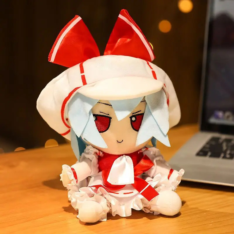 20CM Japan Anime TouHou Project Hakurei Reimu Kirisame Komeiji Koishi Cosplay Plush Doll Cute Stuffed Sitting Dolls Gifts 240719