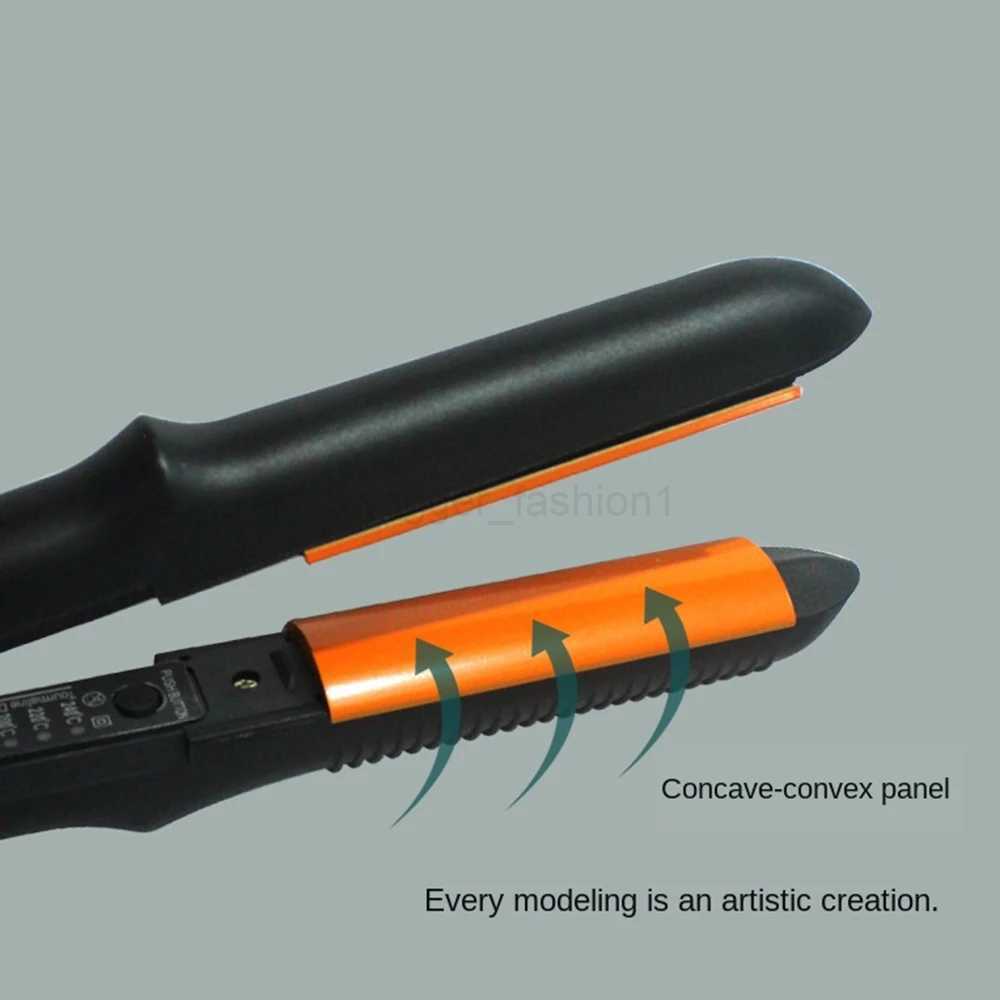 Professional Hair Straightener U-shaped Fluffy Hair Root Perm Curling Ceramic Hair Curler with 5-speed Temperature AdjustmentB240719