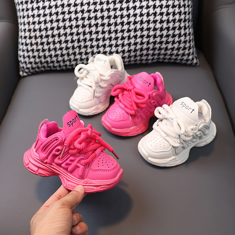 2023 Autumn New Trendy Boys' Sports Girls' Anti slip Soft Sole Casual Shoes, Middle and Big Children's Shoes F719-9