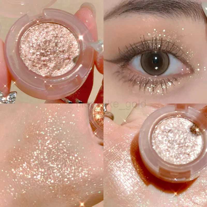 Diamond eye shadow palette gorgeous shiny eye shadow gloss shiny highlights shadow shimmer cowboy grass weaving girl eye makeupW240730