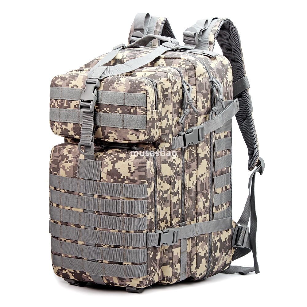 Outdoor army camouflage backpack special combat multi-functional mountaineering sports travel large capacity men's camping tactical backpack