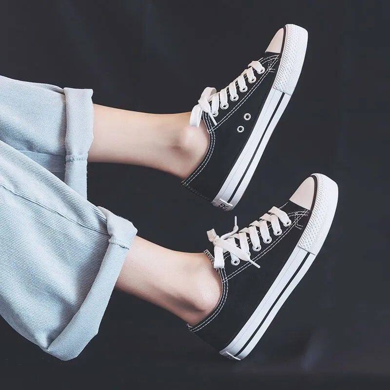 CCA-Limited Time Offer-Canvas 2024 Little White Korean Edition Versatile Student INS Board Shoes