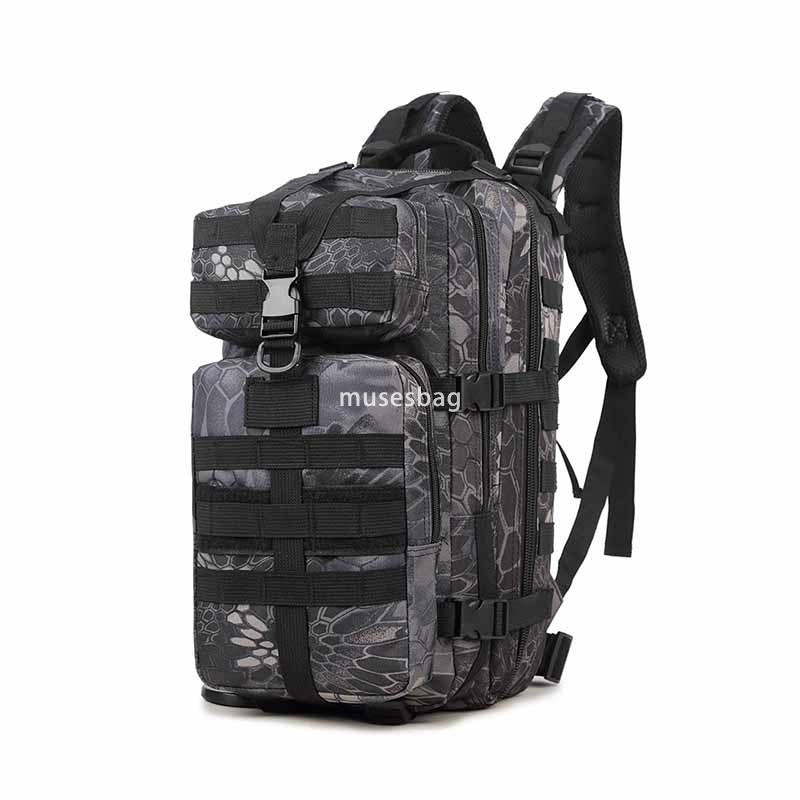 New Oxford Cloth Medium 3P Attack Tactical Backpack for Military Fans Outdoor Backpack CS Camouflage Bag 35L