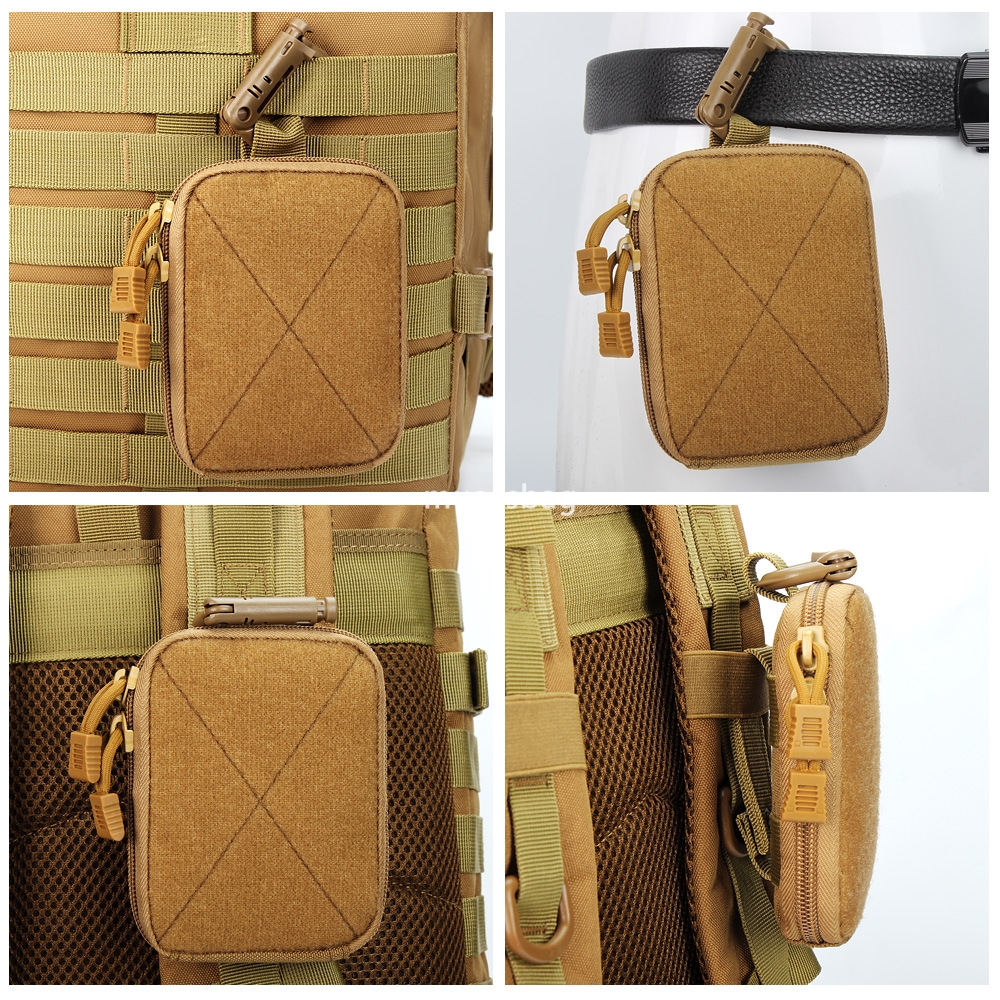 Outdoor multifunctional medical emergency storage bag Molle tactical waist bag EDC tool kit military enthusiast accessory kit