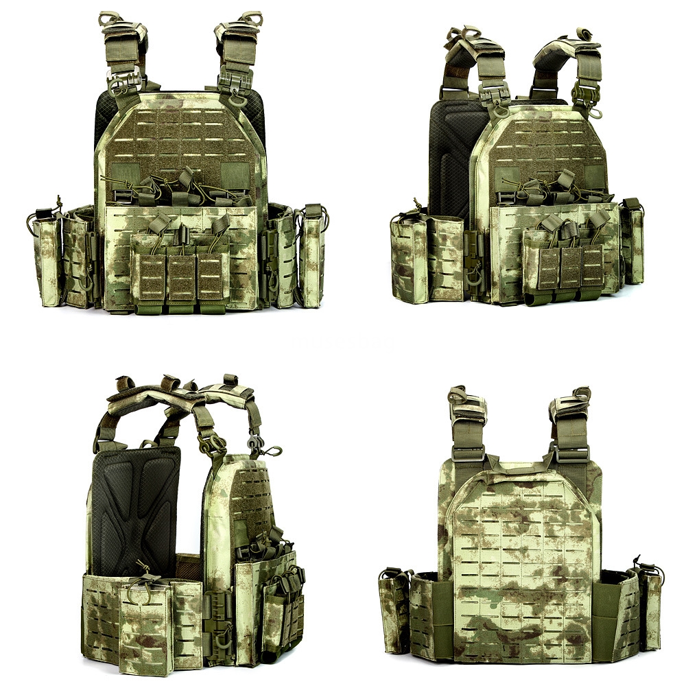 New nylon material tactical vest for outdoor military fans CS protective equipment combat vest men's quick take off training suit