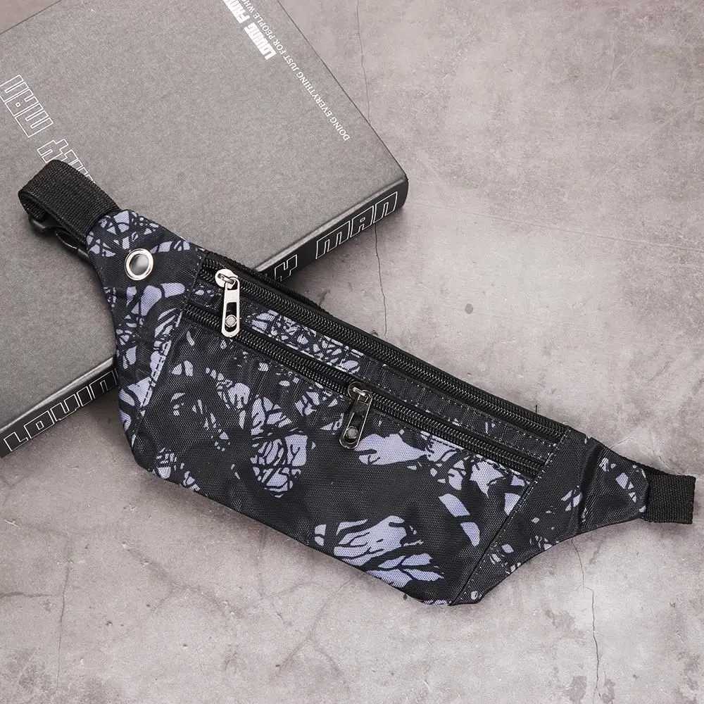 Camouflage Fanny Pack Travel Bum Bag Money Waist Belt Walking Holiday Pouch Ladies Casual Waterproof Chest Pack for Boys GirlsXJ240720