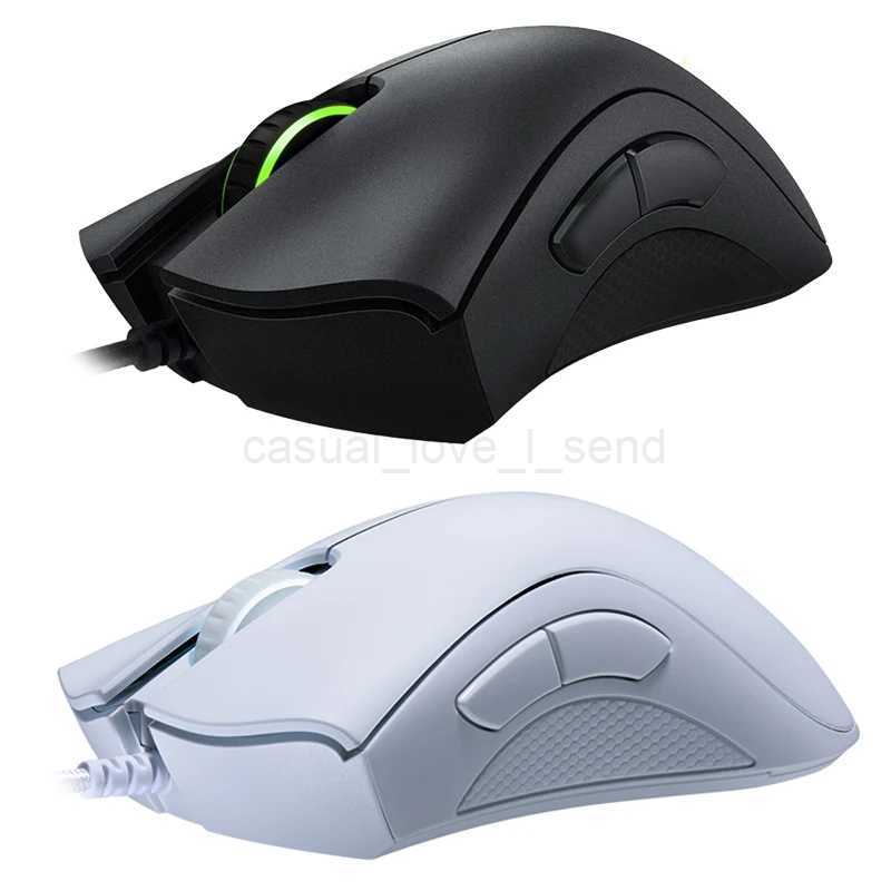 Original Razer DeathAdder Essential Wired Gaming Mouse Mice 6400DPI Optical Sensor 5 Independently Buttons For Laptop PC GamerCL240720