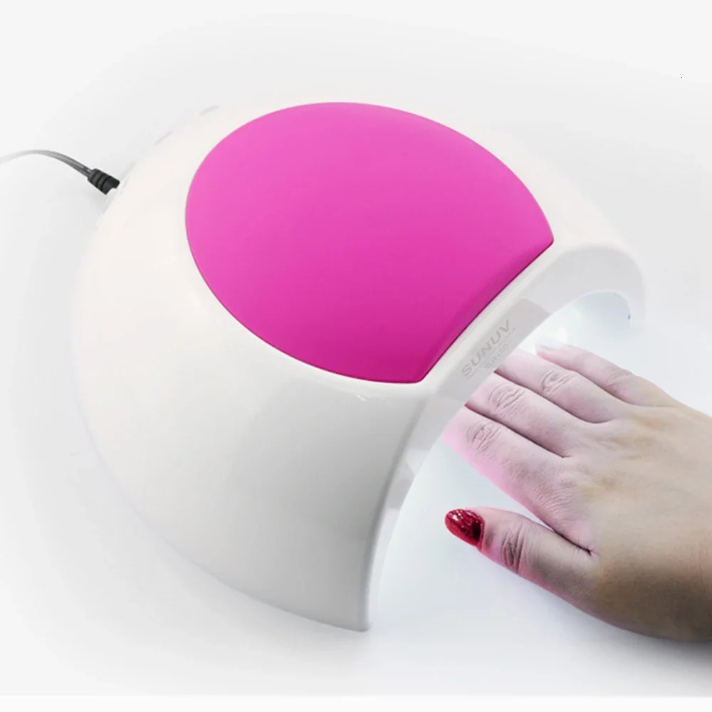 48W Nail Lamp UV Lamp SUN2 Nail Dryer for UVLED Gel Nail Dryer Infrared Sensor with Rose Silicone Pad Salon Use 240719