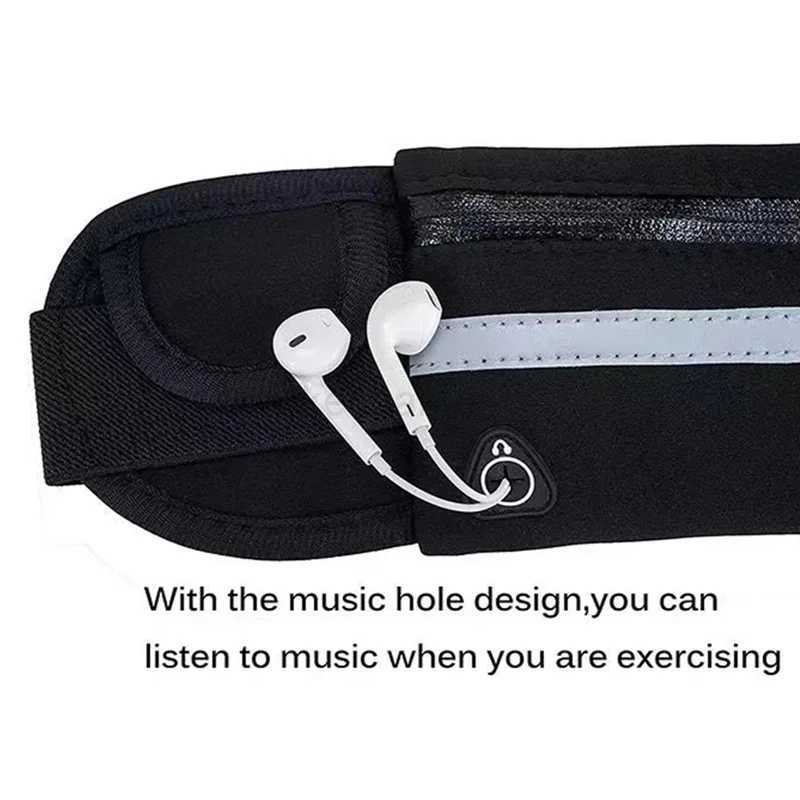 Outdoor Running Fanny Pack Sports Belt Wasit Bag Pockets Unisex Hiking Climbing Bag Marathon Mobile Phone Wallet Bottle HolderXJ240720