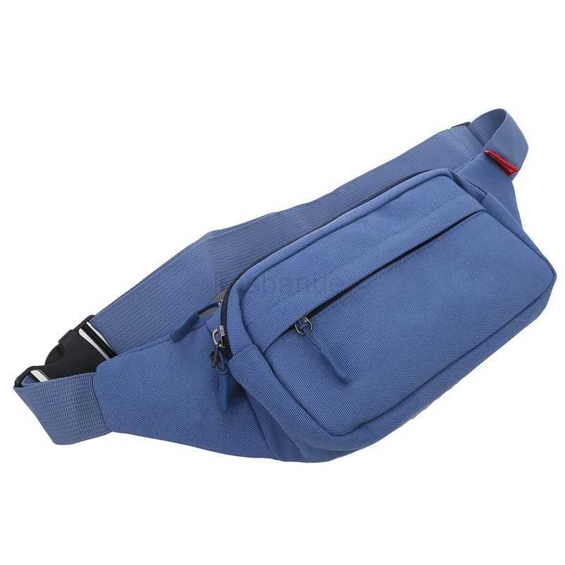 Mens and Womens Universal Models Waist Bag Fashion Crossbody Bags Sports Cell Phone Bags Solid Color Large Capacity Chest BagXJ240720