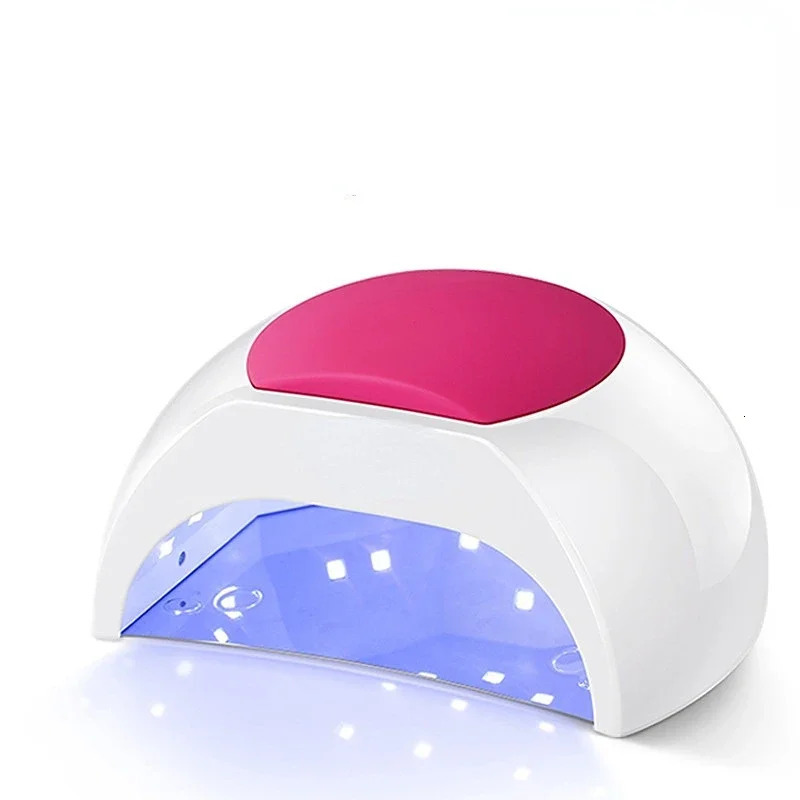 48W Nail Lamp UV Lamp SUN2 Nail Dryer for UVLED Gel Nail Dryer Infrared Sensor with Rose Silicone Pad Salon Use 240719
