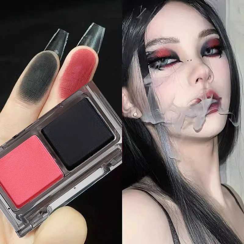 Dark Night Gothic Black Eyeshadow Palette Glitter Matte Pearlescent Shimmer Shinny Eye Pigment Eyeshadow Korean Cosmetic Makeup zxx240720