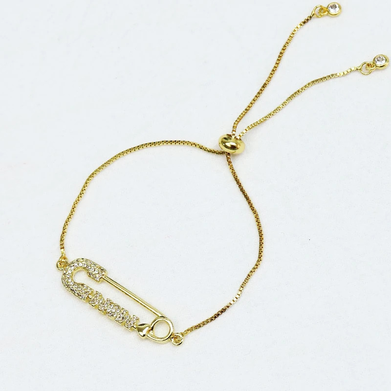 10 Pcs Mama charms Bracelet 18k Gold Plated Mothers Day Series Zircon Jewelry Bracelet Mother Gift 40004 240719
