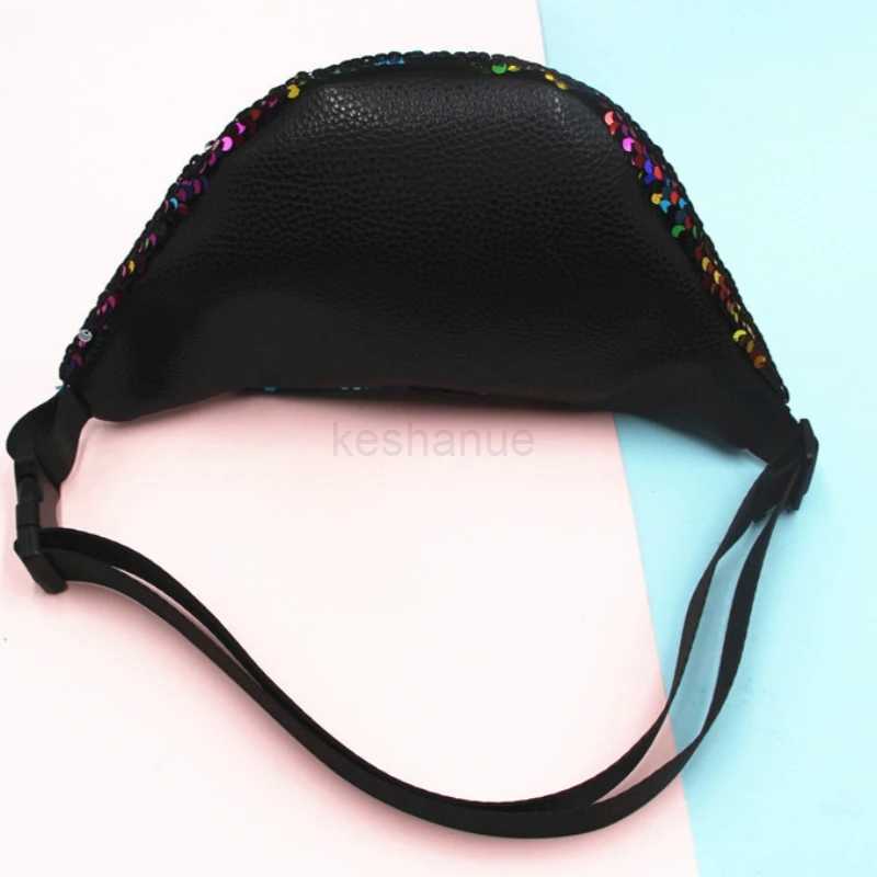 Sequins Waist Bag Women Crossbody Bags Ladies Fanny Pack for Women Luxury Handbag Bum Belt Chest Bag Female Waist PacksXJ240720