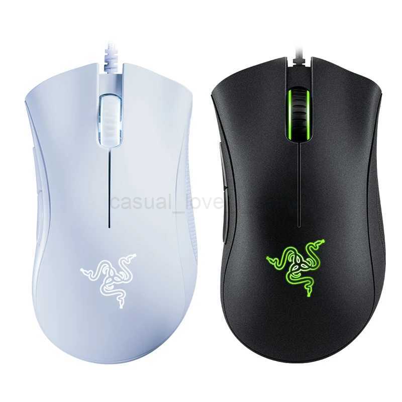 Original Razer DeathAdder Essential Wired Gaming Mouse Mice 6400DPI Optical Sensor 5 Independently Buttons For Laptop PC GamerCL240720
