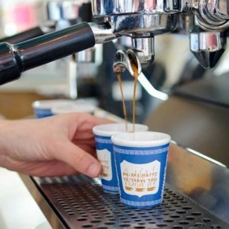 280ml Ceramic Cup We Are Happy To Serve You Coffee Cup For Kitchen Coffee Shop RestaurantLatte MugDrinkware Gift SouvenirB240720
