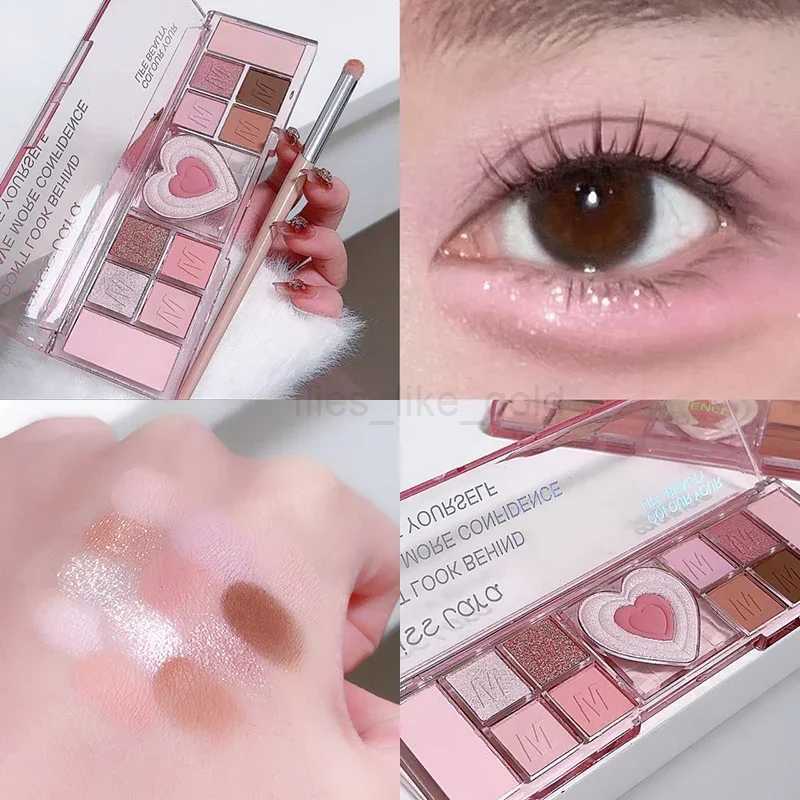 South Korea Cool Color eye shadow Palette Flash eye shadow Female Makeup Highlights Earth Color eye shadow Makeup Palette CosmeticsW240730