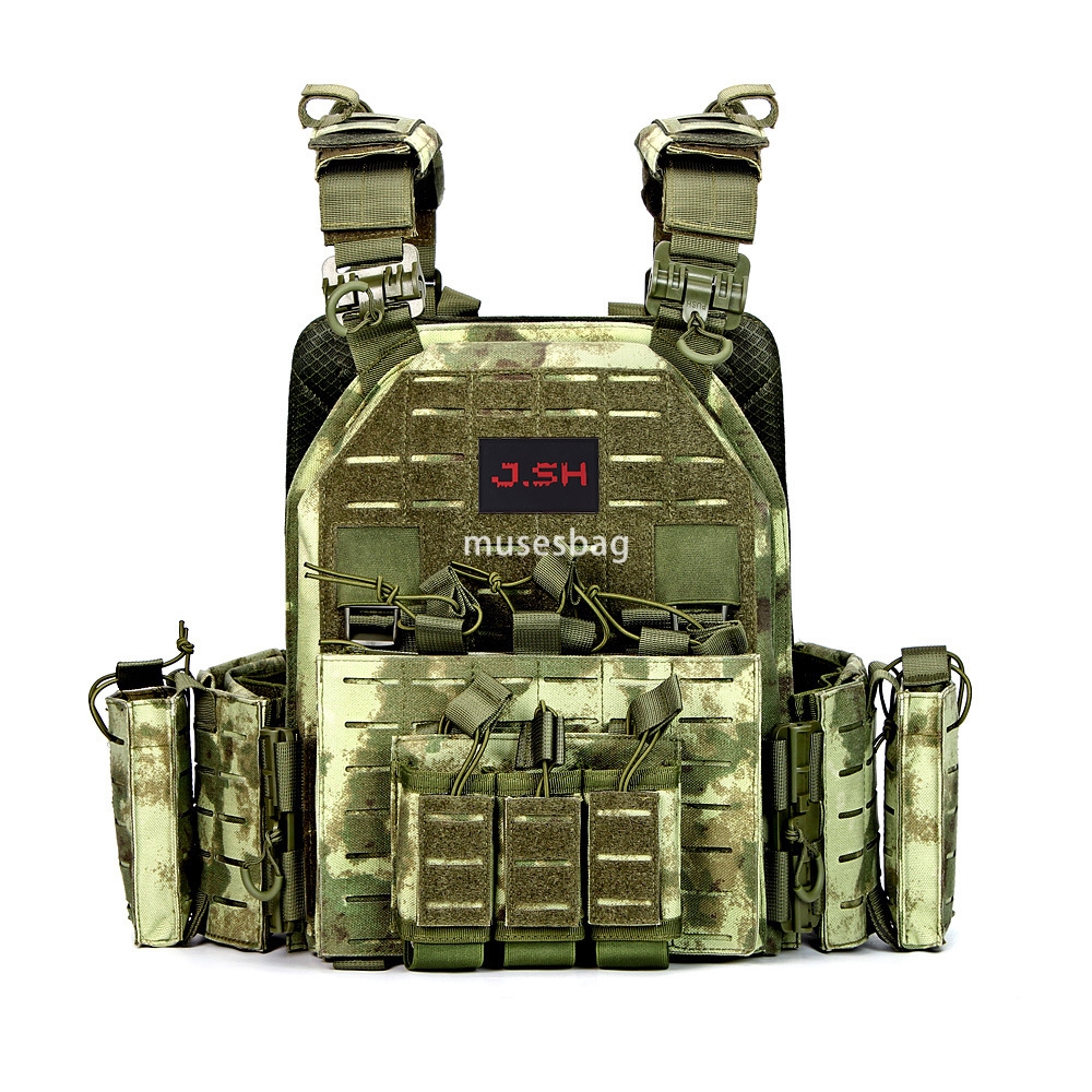 New nylon material tactical vest for outdoor military fans CS protective equipment combat vest men's quick take off training suit