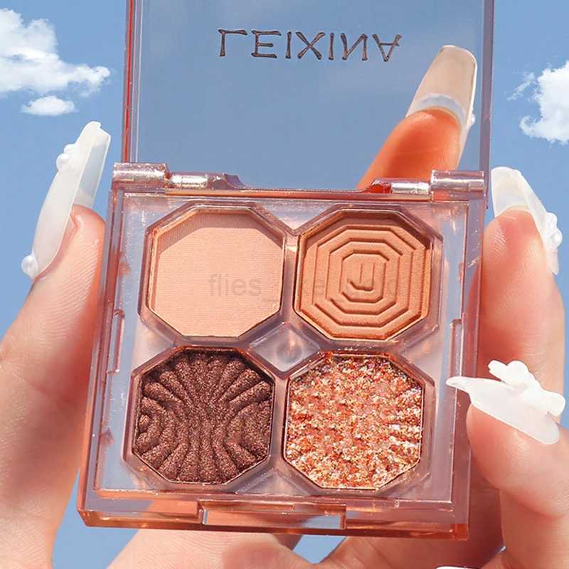 4-color mini size eye shadow tray elegant glitter sequins eye shadow tray Christmas Halloween eye shadow makeupW240730